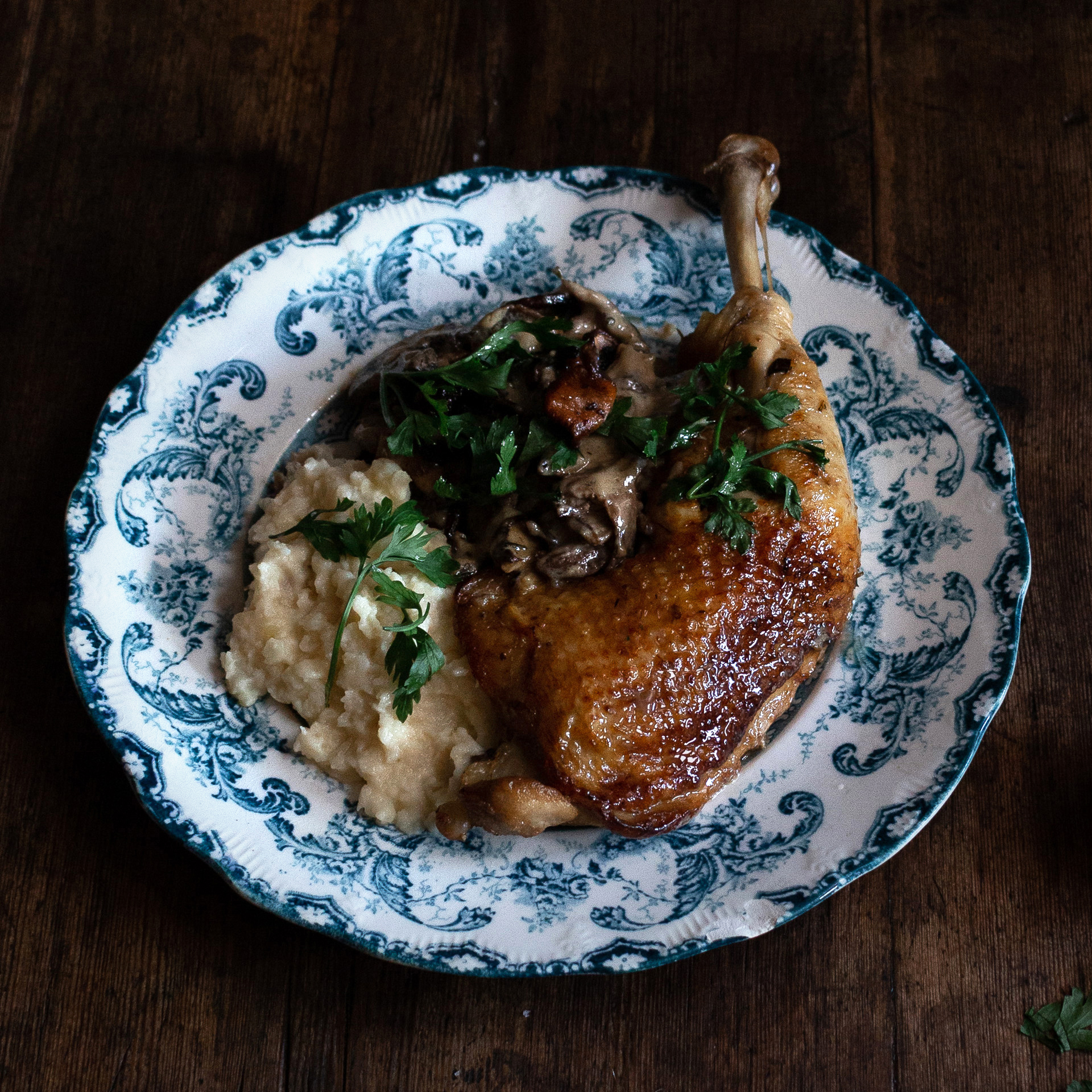 Coq au vin blanc
