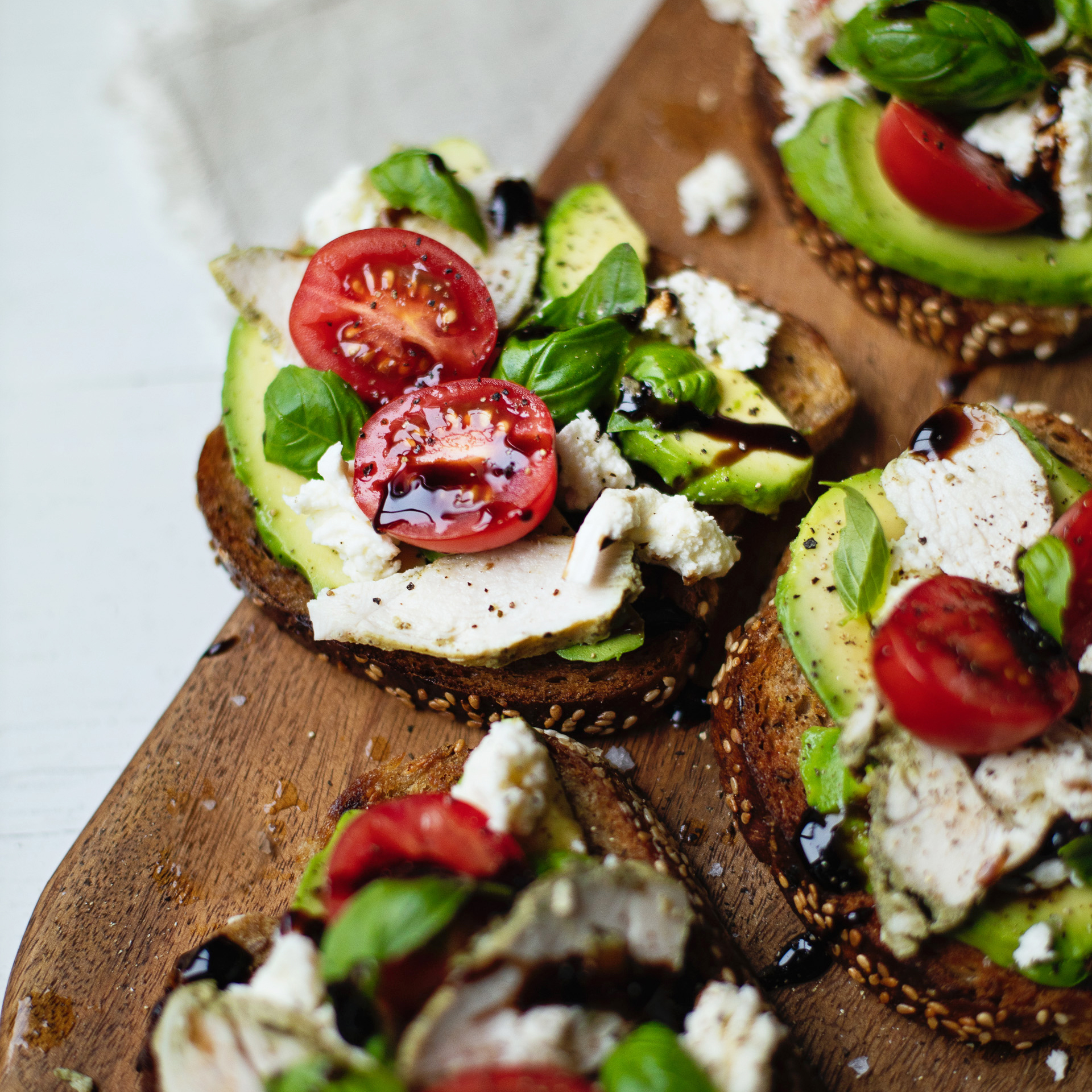 bruschetta med kylling