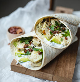 Hverdagswrap med kylling og avokado