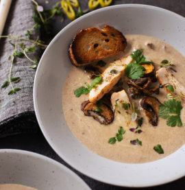 Steinsoppsuppe med kylling