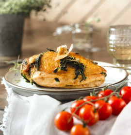 Urtestekt kyllingbryst