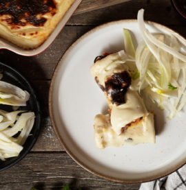 Cannelloni med konfitert kyllinglår