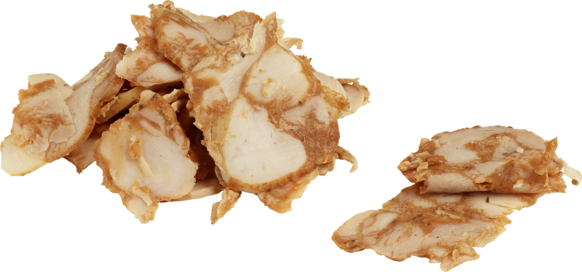 Kylling shawarma stekt og skavet lårfilet