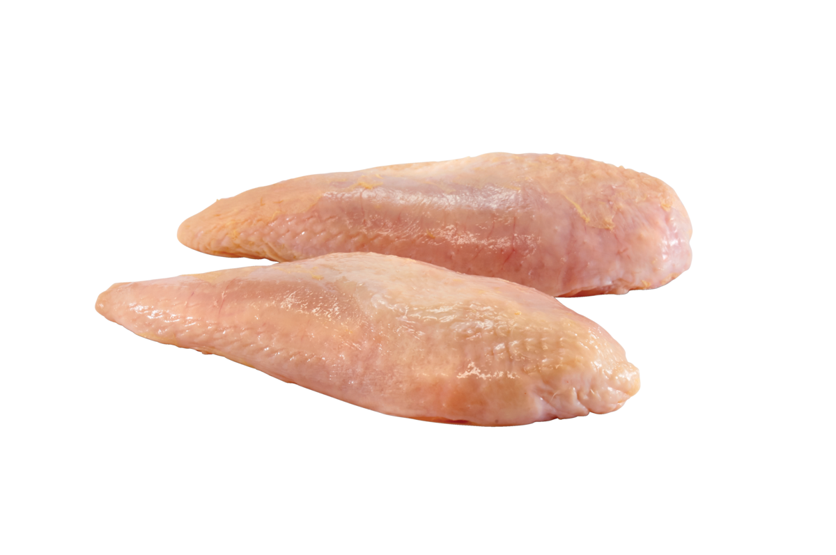 Kyllingbryst med skinn (naturell, kjølevare)