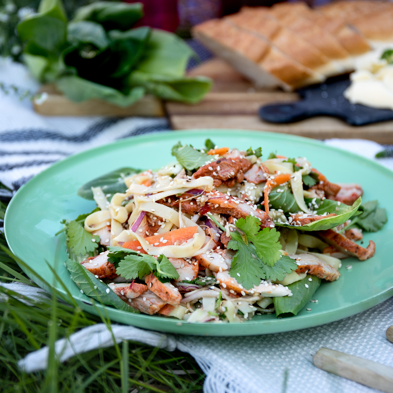 asiatisk nuddelsalat