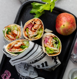 Bbq kylling wrap