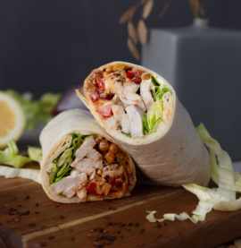 Murgh makhani wrap