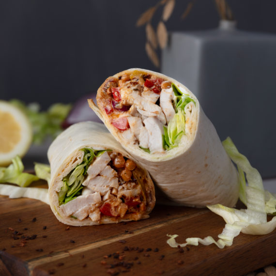 Murgh makhani wrap