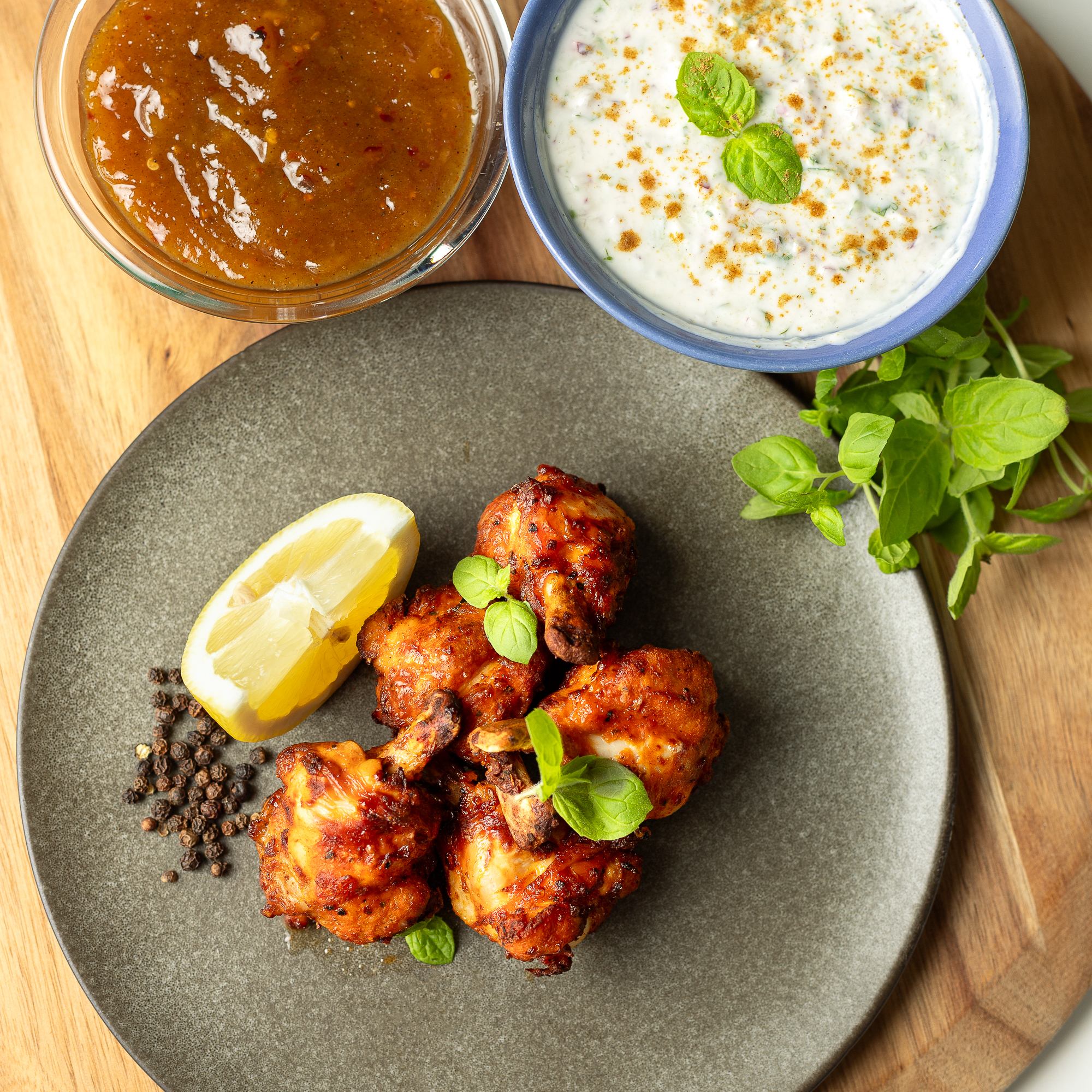 raita og chutney